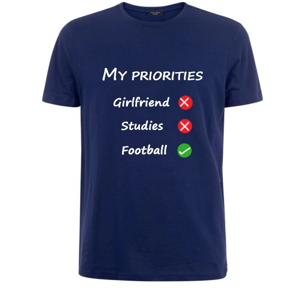 Football My Priority T-shirt - Image 2