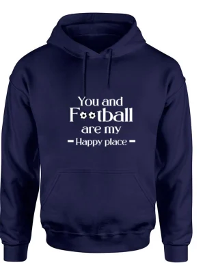 Football Makes Me Happy Hoodie