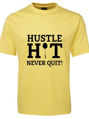 Hustle Hit Badminton T-shirt