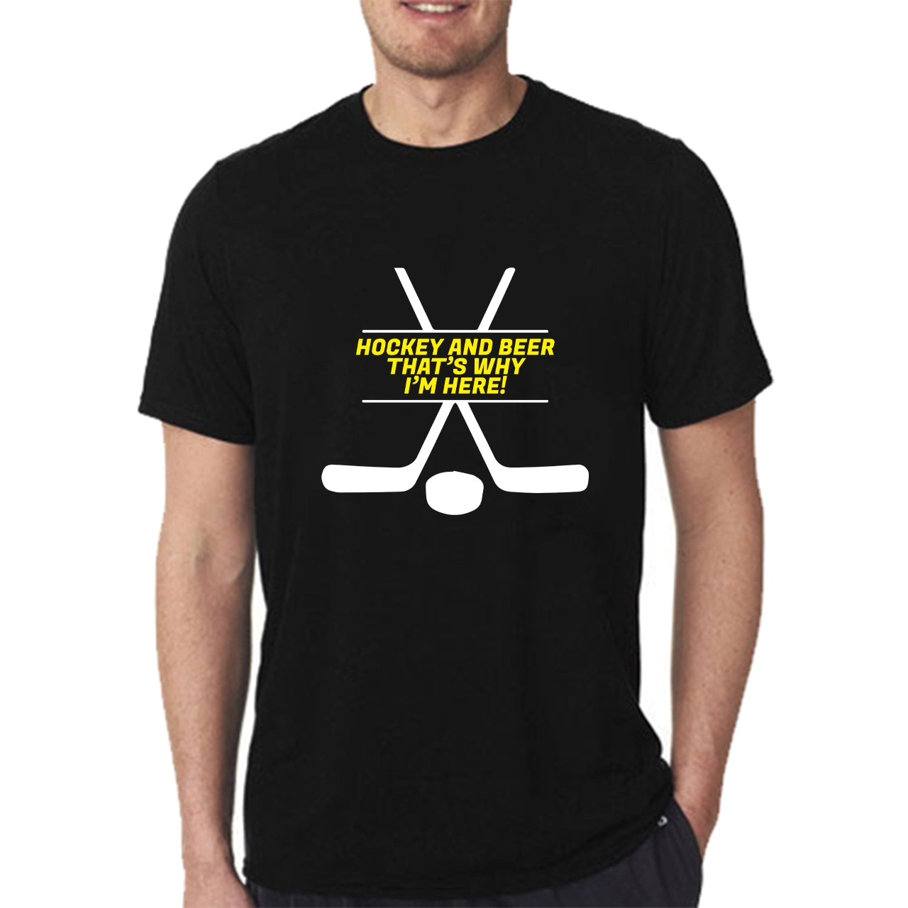 Hockey & Beer T-shirt - Image 3