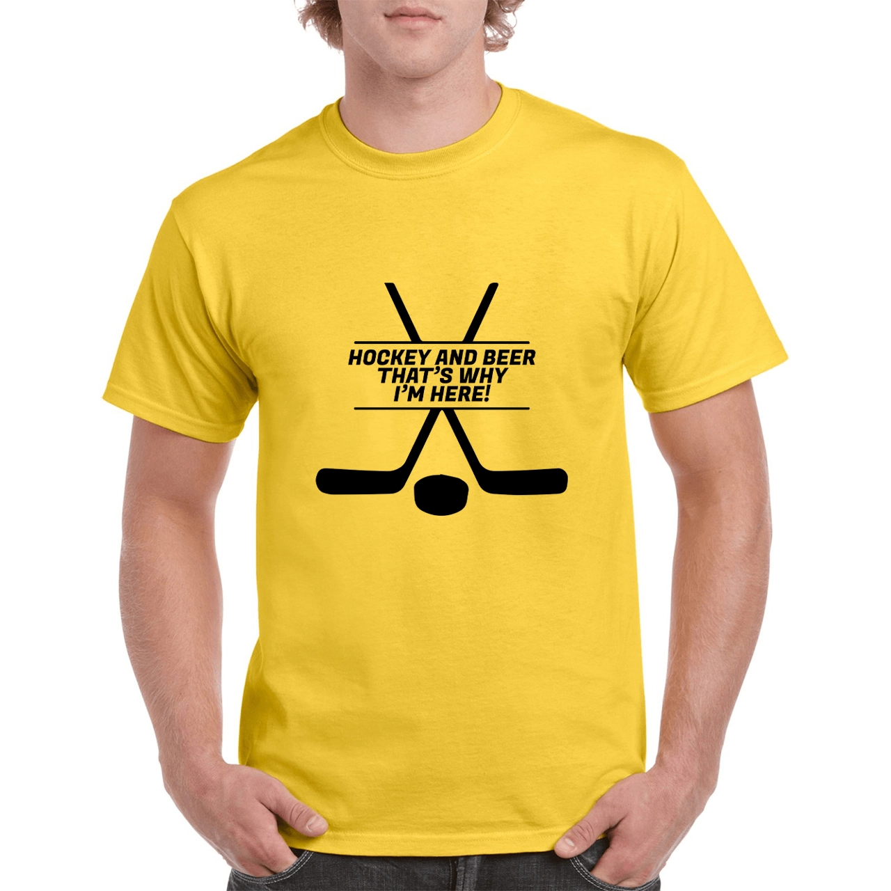 Hockey & Beer T-shirt - Image 2