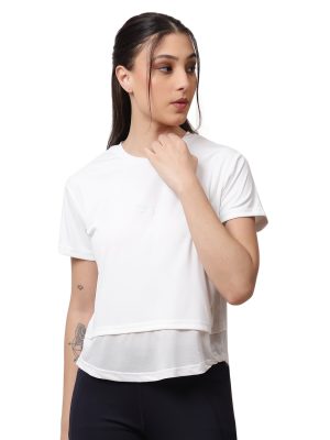 Women White  T-shirt