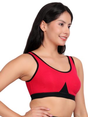 Fuschia Cotton Sports Top