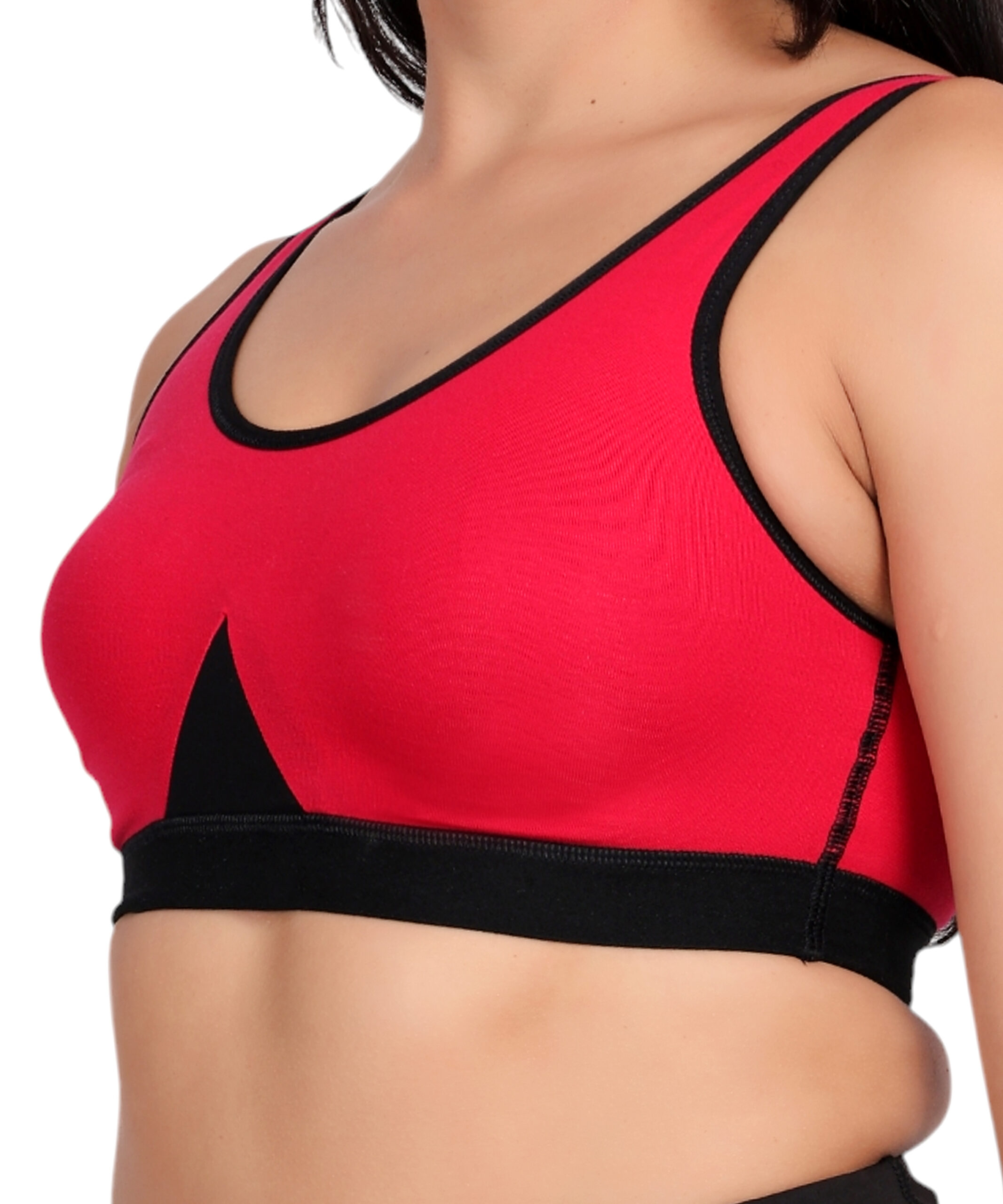 Fuschia Cotton Sports Top - Image 5