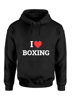 I Love Boxing Hoodie