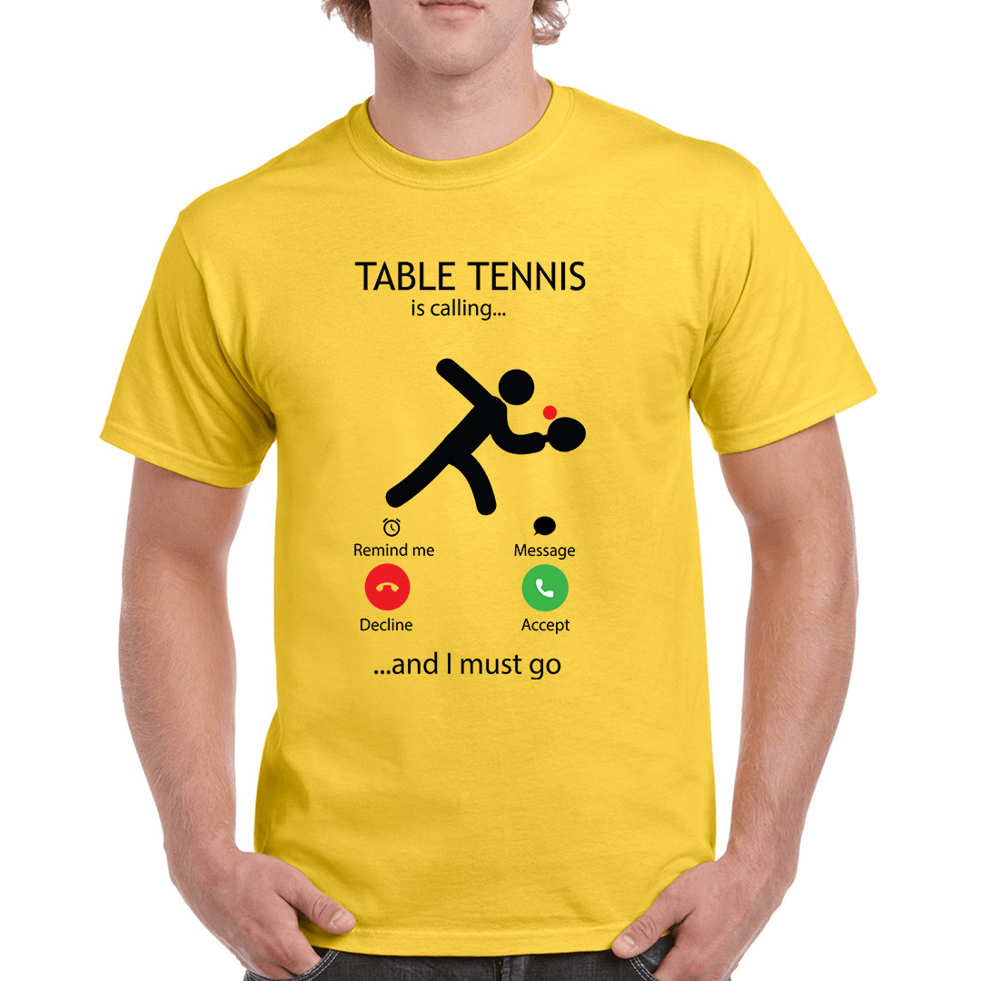 Table Tennis Calling T-Shirt - Image 3