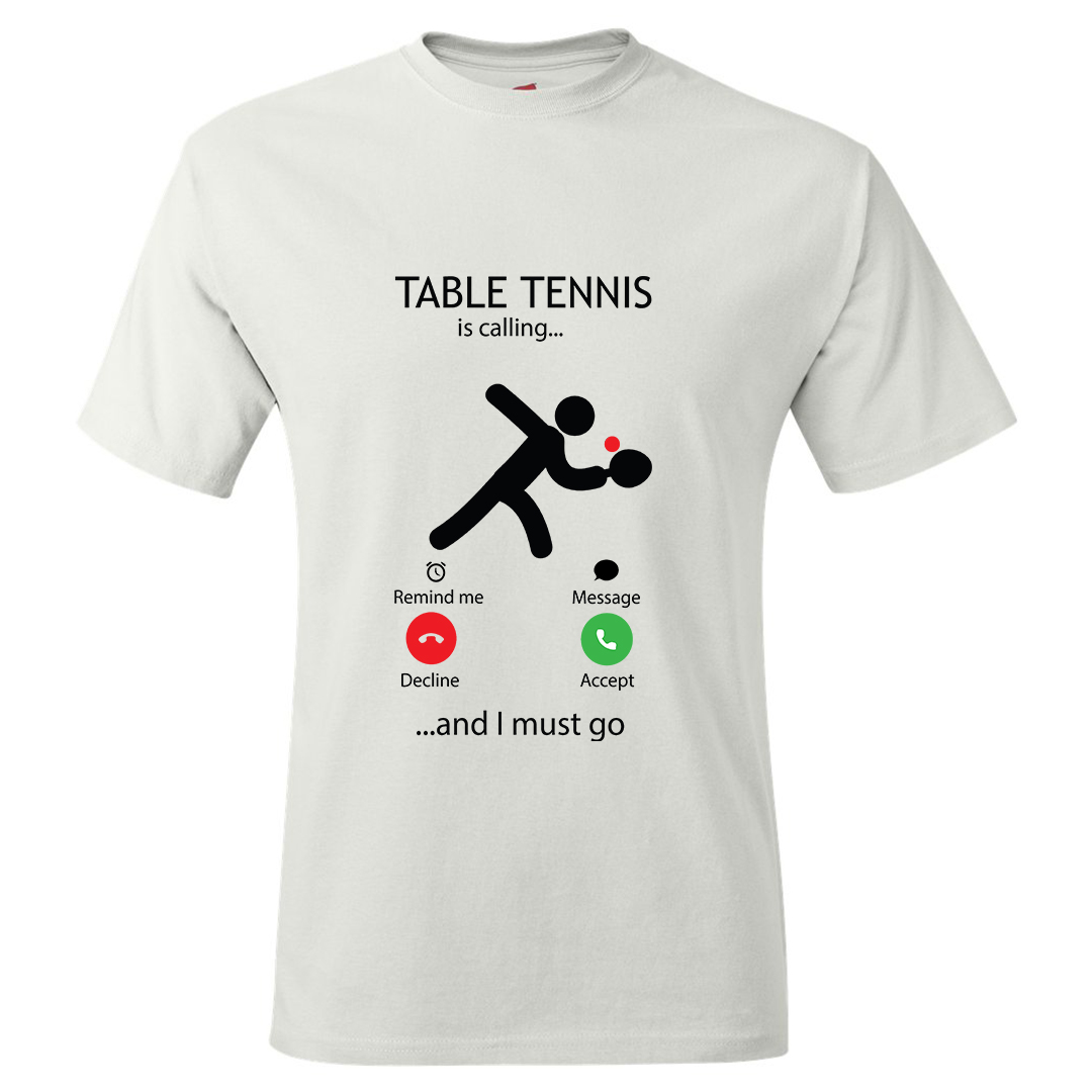 Table Tennis Calling T-Shirt - Image 4