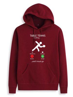 Table Tennis Calling Hoodie