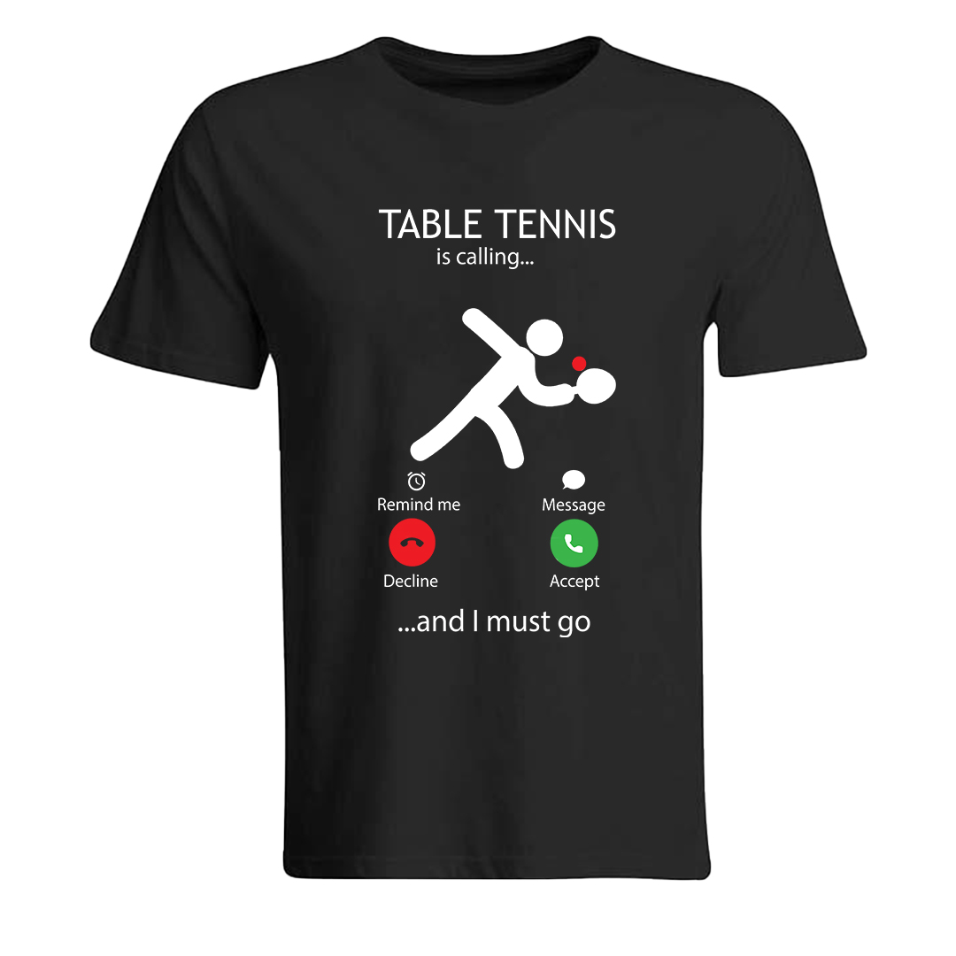 Table Tennis Calling T-Shirt - Image 2