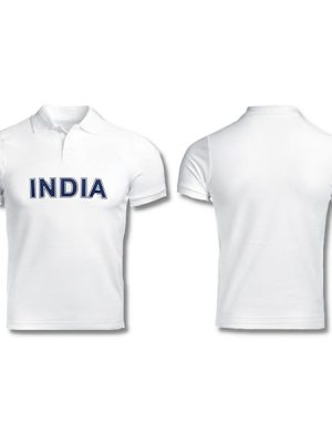 Cricket White Half Sleeve Jersey