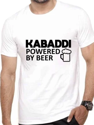 KABADDI AND BEER T-SHIRT