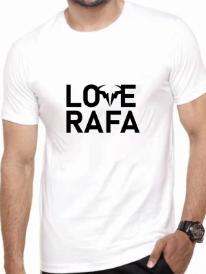 Love Rafa Tennis Cotton T-Shirt