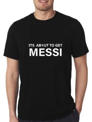 Messi football fan tshirt