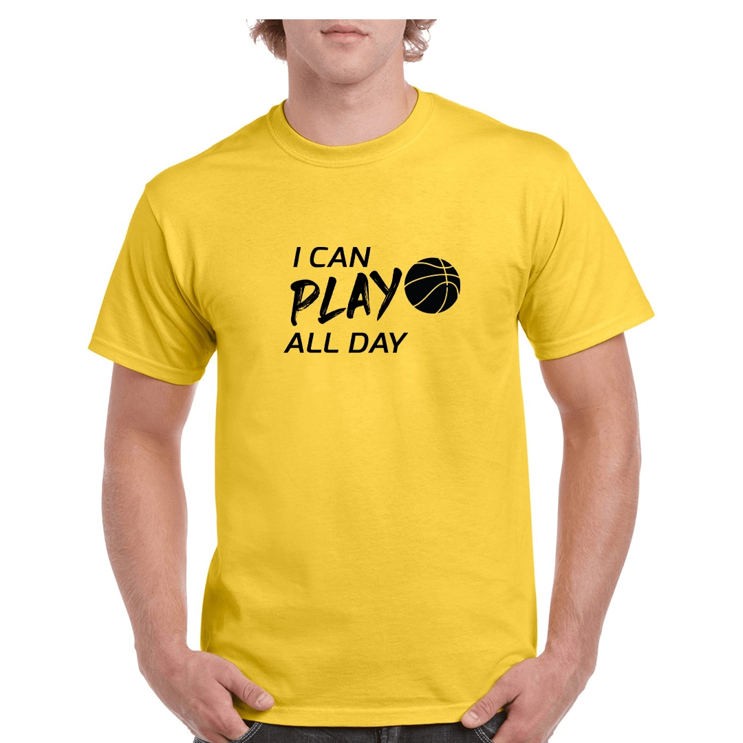 Play Basketball All Day T-Shirt - Image 2