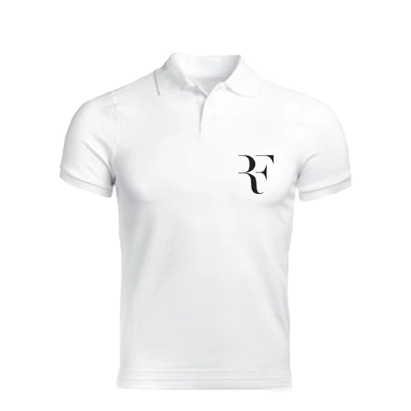 Rf Logo White Half Sleeve T-Shirt - Image 3