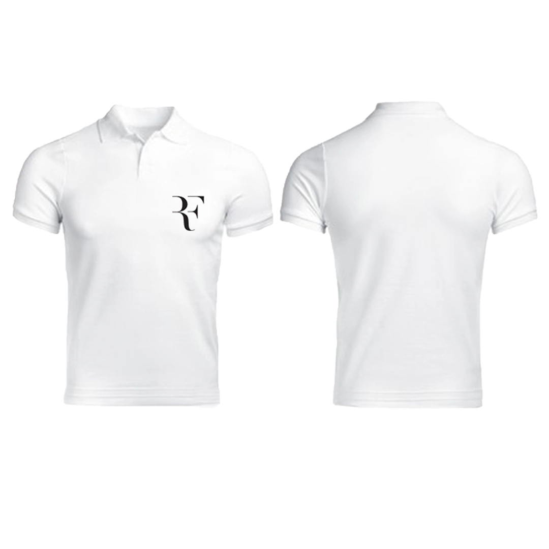 Rf Logo White Half Sleeve T-Shirt