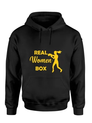 Real Women Boxing Hoodie