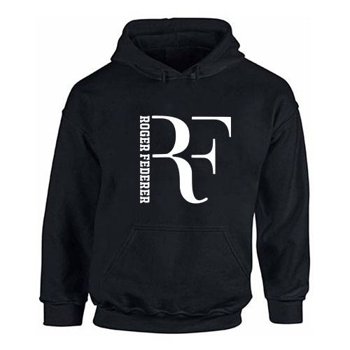 Roger Federer RF Logo Winter Hoodie - Image 2