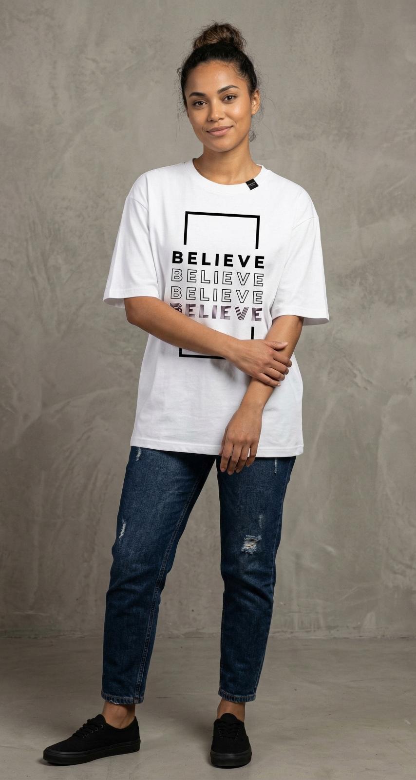 Believe Oversized t-shirt - Image 4