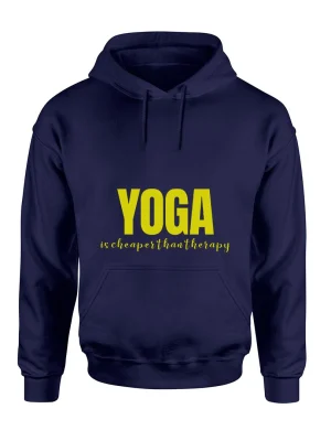 Yoga Cheaper Than Therapy Hoodie