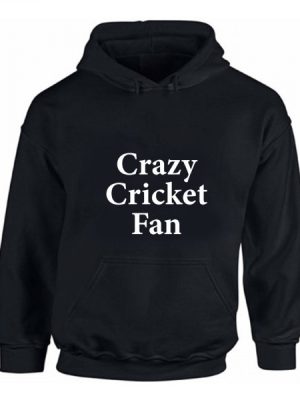 Crazy Cricket Fan Winter Hoodie