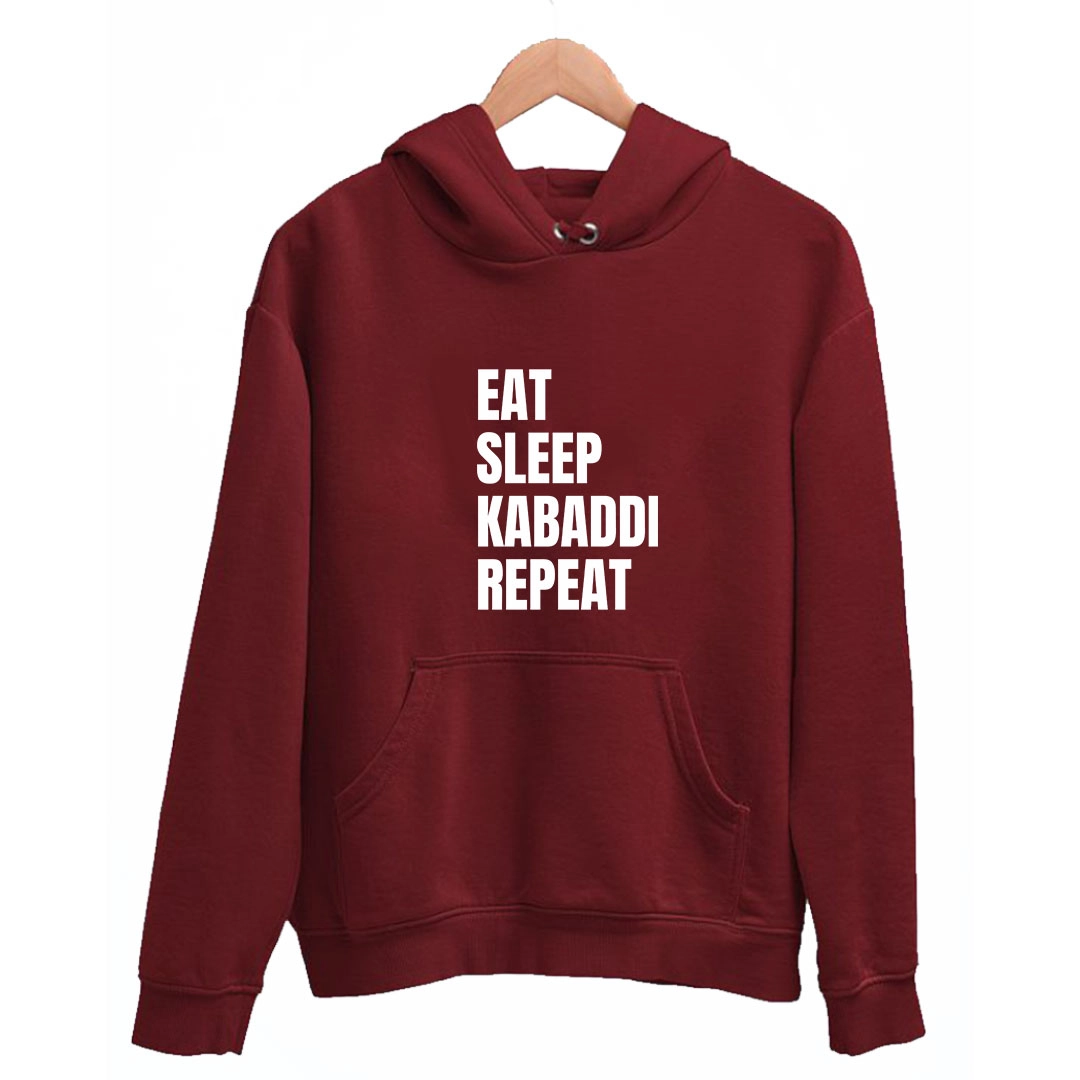 Eat Sleep Repeat Kabaddi Winter Hoodie - Image 2