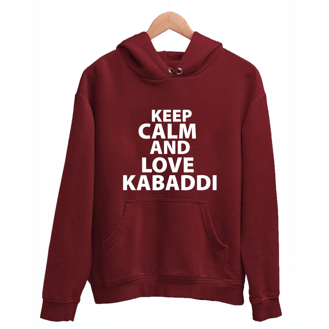 Keep Calm And Love Kabaddi Hoodie - Image 2