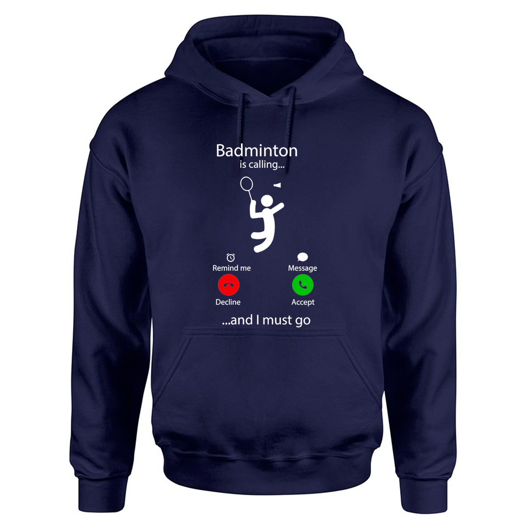 Badminton calling Hoodie - Image 4